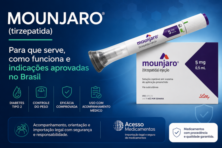 Mounjaro tirzepatida: para que serve e indicações no Brasil